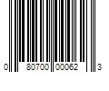 Barcode Image for UPC code 080700000623