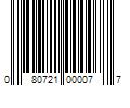 Barcode Image for UPC code 080721000077