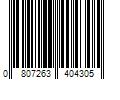 Barcode Image for UPC code 0807263404305