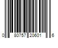 Barcode Image for UPC code 080757206016