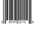 Barcode Image for UPC code 080757221125