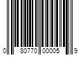 Barcode Image for UPC code 080770000059