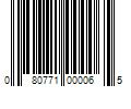 Barcode Image for UPC code 080771000065