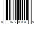 Barcode Image for UPC code 080777000083