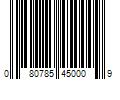 Barcode Image for UPC code 080785450009