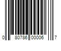 Barcode Image for UPC code 080786000067