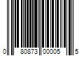 Barcode Image for UPC code 080873000055