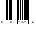 Barcode Image for UPC code 080878200726