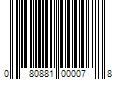 Barcode Image for UPC code 080881000078