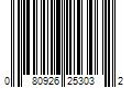 Barcode Image for UPC code 080926253032