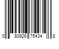 Barcode Image for UPC code 080926754348