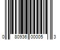 Barcode Image for UPC code 080936000053