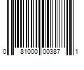 Barcode Image for UPC code 081000003871