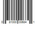 Barcode Image for UPC code 081000006841