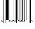 Barcode Image for UPC code 081000008883