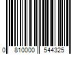 Barcode Image for UPC code 0810000544325