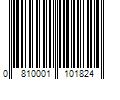 Barcode Image for UPC code 0810001101824