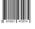 Barcode Image for UPC code 0810001470074