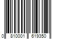 Barcode Image for UPC code 0810001619350