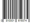 Barcode Image for UPC code 0810001619374