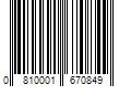 Barcode Image for UPC code 0810001670849