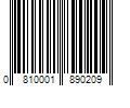 Barcode Image for UPC code 0810001890209