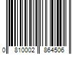 Barcode Image for UPC code 0810002864506