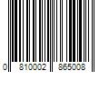 Barcode Image for UPC code 0810002865008