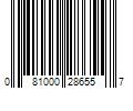 Barcode Image for UPC code 081000286557