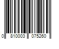 Barcode Image for UPC code 0810003075260