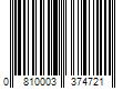 Barcode Image for UPC code 0810003374721