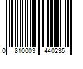 Barcode Image for UPC code 0810003440235