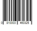 Barcode Image for UPC code 0810003460325