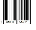 Barcode Image for UPC code 0810003514028