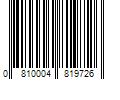 Barcode Image for UPC code 0810004819726