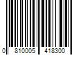 Barcode Image for UPC code 0810005418300