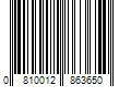 Barcode Image for UPC code 0810012863650