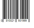 Barcode Image for UPC code 0810021931999