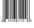 Barcode Image for UPC code 081003311096