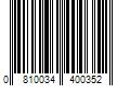 Barcode Image for UPC code 0810034400352