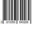 Barcode Image for UPC code 0810053640289