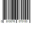 Barcode Image for UPC code 0810076070100