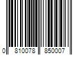 Barcode Image for UPC code 0810078850007