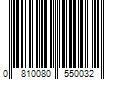 Barcode Image for UPC code 0810080550032