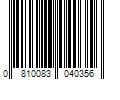 Barcode Image for UPC code 0810083040356