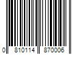 Barcode Image for UPC code 0810114870006