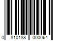 Barcode Image for UPC code 0810188000064