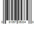 Barcode Image for UPC code 081057053348