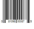 Barcode Image for UPC code 081098000875. Product Name: 