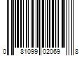 Barcode Image for UPC code 081099020698